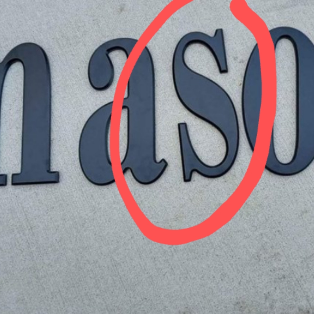 Letter s